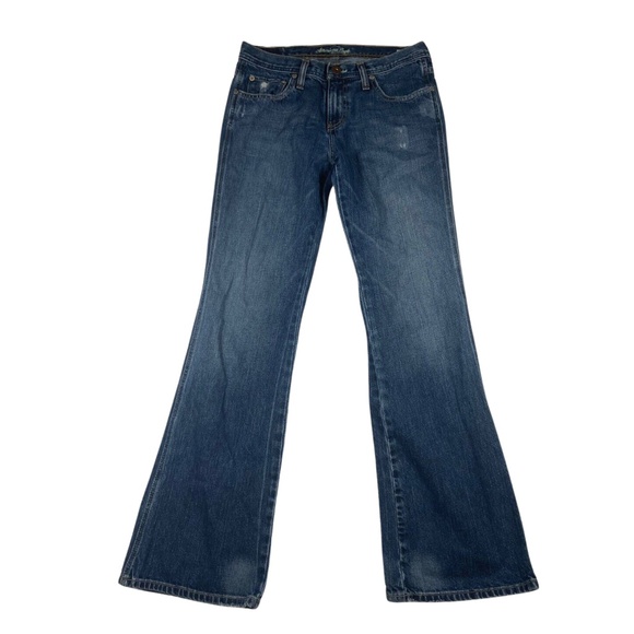American Eagle Outfitters Denim - American Eagle Women's Favorite Flare Size 6 Regular Dark Wash Distressed‎